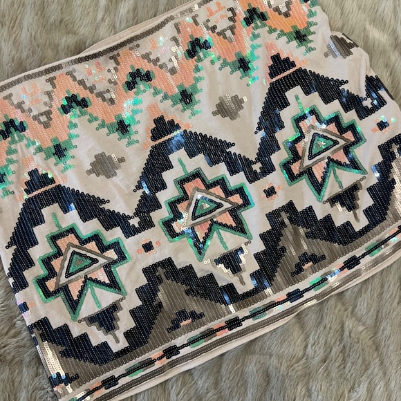 Express Tribal Sequin Skirts - Bundle Size Medium - Picture 2 of 6